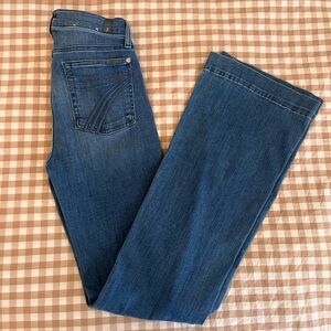 7FAMK DOJO 27 Blue Women's Jeans 7 for all mankind